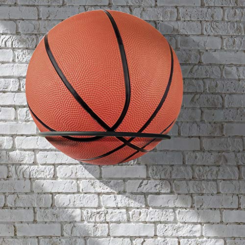 UMI. by Amazon Expositor Mural de balones para Almacenamiento de balones de Baloncesto, fútbol o Voleibol, Negro, Pack de 2 UMI. by Amazon Expositor Mural de balones para Almacenamiento de balones de Baloncesto, fútbol o Voleibol, Negro, Pack de 2