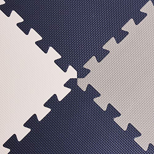 UMI Essentials 1 'x 1' (30cm x 30cm Alfombrillas entrelazadas | Alfombrilla de Espuma Suave | Alfombrilla de Juego | Alfombrilla de Gimnasio (Azul, Blanco, Gris, 18 Piezas) … UMI Essentials 1 'x 1' (30cm x 30cm Alfombrillas entrelazadas | Alfombrilla de Espuma Suave | Alfombrilla de Juego | Alfombrilla de Gimnasio (Azul, Blanco, Gris, 18 Piezas) …