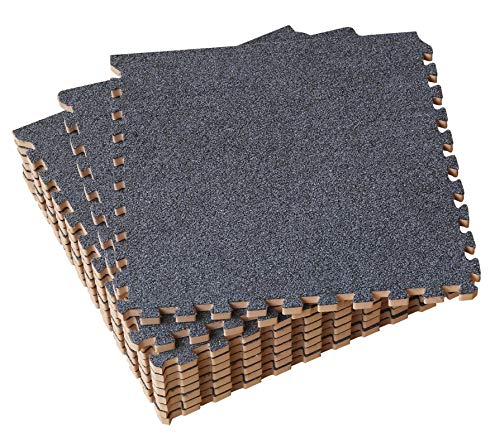 UMI. Essentials - Losas de Goma entrelazadas de 30 X 30 cm (Gris Oscuro) UMI. Essentials - Losas de Goma entrelazadas de 30 X 30 cm (Gris Oscuro)