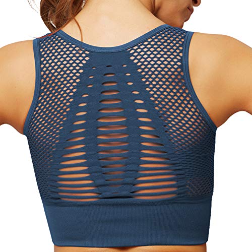 UMIPUBO Sujetador Deportivo Mujer Material Cómodo Sin Costuras Almohadilla Desmontable para Gimnasio Yoga Bailar de Alto Impacto UMIPUBO Sujetador Deportivo Mujer Material Cómodo Sin Costuras Almohadilla Desmontable para Gimnasio Yoga Bailar de Alto Impacto