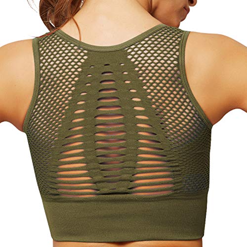 UMIPUBO Sujetador Deportivo Mujer Material Cómodo Sin Costuras Almohadilla Desmontable para Gimnasio Yoga Bailar de Alto Impacto UMIPUBO Sujetador Deportivo Mujer Material Cómodo Sin Costuras Almohadilla Desmontable para Gimnasio Yoga Bailar de Alto Impacto