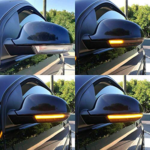 Un par de luces indicadoras de giro y luces indicadoras de intermitentes LED dinámicas para Golf 5 Jetta MK5 Passat B6 Un par de luces indicadoras de giro y luces indicadoras de intermitentes LED dinámicas para Golf 5 Jetta MK5 Passat B6
