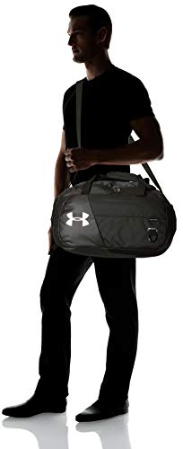 Under Armor Undeniable Duffel 4.0, bolsa de deporte compacta, bolso de hombro impermeable, negro, 41L