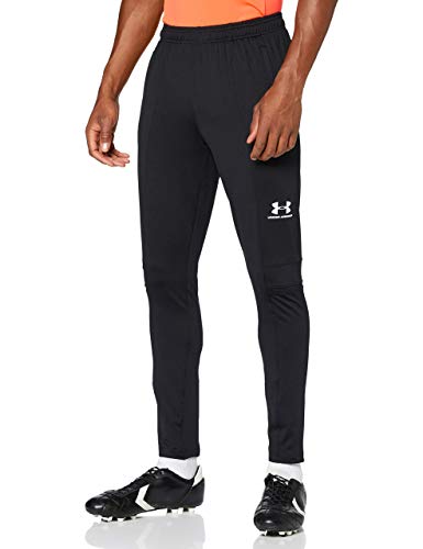 Under Armour Challenger III Training Pant, pantalones de chándal para hombre, pantalones largos muy ligeros hombre, Negro (Black/White (001)), L