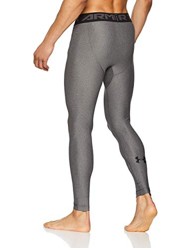 Under Armour HeatGear 2.0, Leggings Hombre, gris (Carbon Heather/Black (090)), M