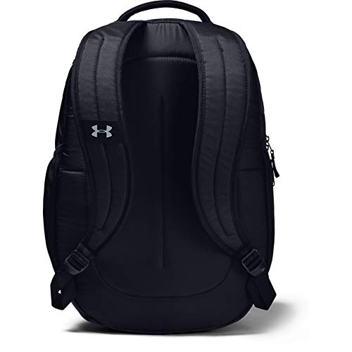 Under Armour Hustle 4.0 Accesorio Deportivo, Mochila para Portátil Resistente Al Agua, Unisex, (Black/Black/Silver(001), Taglia Unica Under Armour Hustle 4.0 Accesorio Deportivo, Mochila para Portátil Resistente Al Agua, Unisex, (Black/Black/Silver(001), Taglia Unica