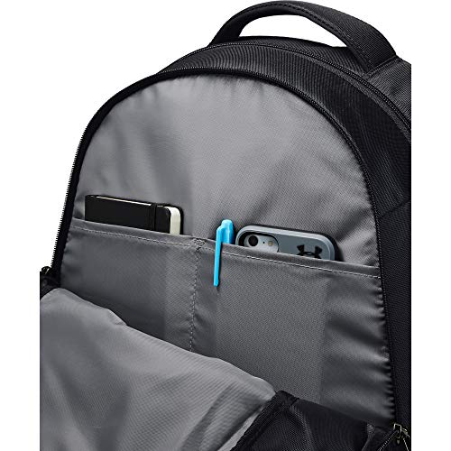 Under Armour Hustle 4.0 Accesorio Deportivo, Mochila para Portátil Resistente Al Agua, Unisex, (Black/Black/Silver(001), Taglia Unica Under Armour Hustle 4.0 Accesorio Deportivo, Mochila para Portátil Resistente Al Agua, Unisex, (Black/Black/Silver(001), Taglia Unica