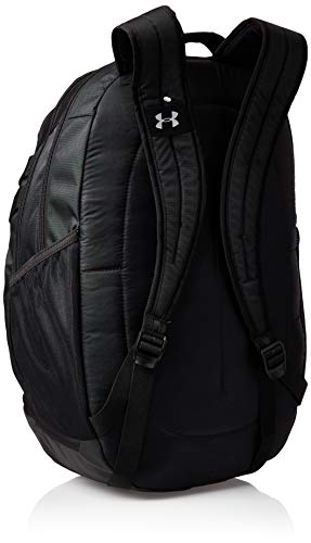 Under Armour Hustle 4.0 Accesorio Deportivo, Mochila para Portátil Resistente Al Agua, Unisex, (Black/Black/Silver(001), Taglia Unica Under Armour Hustle 4.0 Accesorio Deportivo, Mochila para Portátil Resistente Al Agua, Unisex, (Black/Black/Silver(001), Taglia Unica
