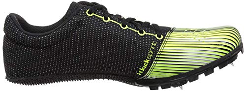 Under Armour Men's Kick Sprint Spike Running Shoe, High-Vis Yellow (300)/White, 11