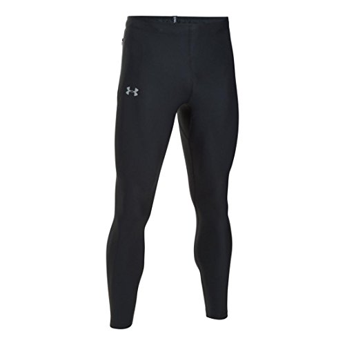 Under Armour Run True Heatgear Tight Leggings, Hombre, Negro (001), S Under Armour Run True Heatgear Tight Leggings, Hombre, Negro (001), S