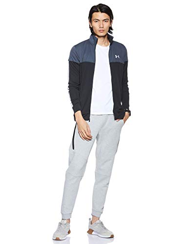 Under Armour Sportstyle Pique Track Jacket Chaqueta, Hombre, Gris (Stealth Gray/White 008), M