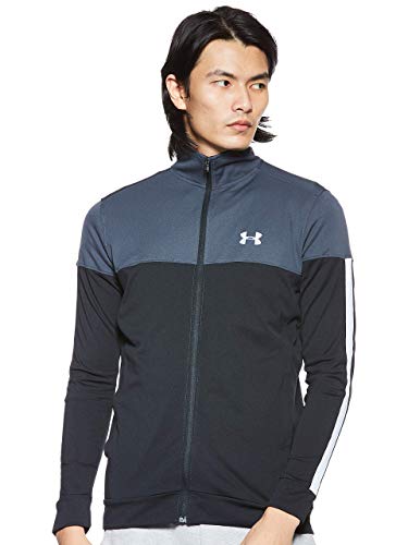 Under Armour Sportstyle Pique Track Jacket Chaqueta, Hombre, Gris (Stealth Gray/White 008), M