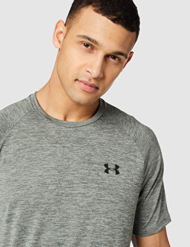 Under Armour Tech 2.0 Shortsleeve Camiseta Transpirable, Ancha Camiseta para Gimnasio de Manga Corta y Secado rápido, Hombre, Verde, MD Under Armour Tech 2.0 Shortsleeve Camiseta Transpirable, Ancha Camiseta para Gimnasio de Manga Corta y Secado rápido, Hombre, Verde, MD