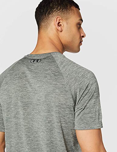 Under Armour Tech 2.0 Shortsleeve Camiseta Transpirable, Ancha Camiseta para Gimnasio de Manga Corta y Secado rápido, Hombre, Verde, MD Under Armour Tech 2.0 Shortsleeve Camiseta Transpirable, Ancha Camiseta para Gimnasio de Manga Corta y Secado rápido, Hombre, Verde, MD