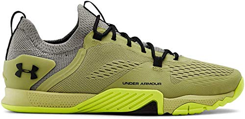 Under Armour Tribase Reign 2.0 - Zapatillas de crossfit para hombre, Negro (Verde callado (303)/Rayos X), 43 EU