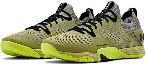 Under Armour Tribase Reign 2.0 - Zapatillas de crossfit para hombre, Negro (Verde callado (303)/Rayos X), 43 EU