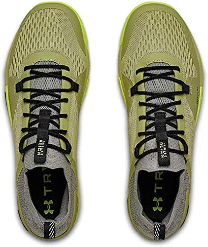 Under Armour Tribase Reign 2.0 - Zapatillas de crossfit para hombre, Negro (Verde callado (303)/Rayos X), 43 EU