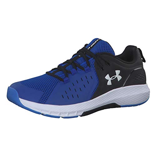 Under Armour UA Charged Commit TR 2, Zapatillas Deportivas para Interior Hombre, Azul (Versa Blue/White/Black), 42 EU