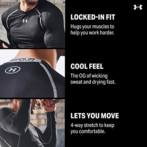 Under Armour UA Heatgear Long Sleeve Camiseta De Manga Larga, Hombre, Azul (Royal/Steel 400), L Under Armour UA Heatgear Long Sleeve Camiseta De Manga Larga, Hombre, Azul (Royal/Steel 400), L