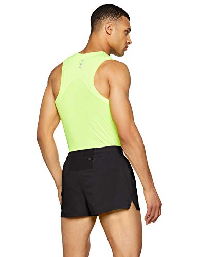 Under Armour UA Launch Sw Split Short Pantalón Corto, Hombre, Negro (Black/Black/Reflective 001), XL Under Armour UA Launch Sw Split Short Pantalón Corto, Hombre, Negro (Black/Black/Reflective 001), XL