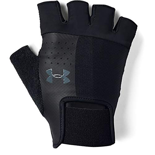 Under Armour UA Men's Training Glove Hombre, Guantes Sin Dedos, Black/Black/Pitch Gray(001), LG