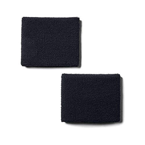 Under Armour UA Performance Wristbands Pack De 2 Muñequeras para Hombre, Accesorios De Entrenamiento, Black/White (001), Taglia Unica Under Armour UA Performance Wristbands Pack De 2 Muñequeras para Hombre, Accesorios De Entrenamiento, Black/White (001), Taglia Unica