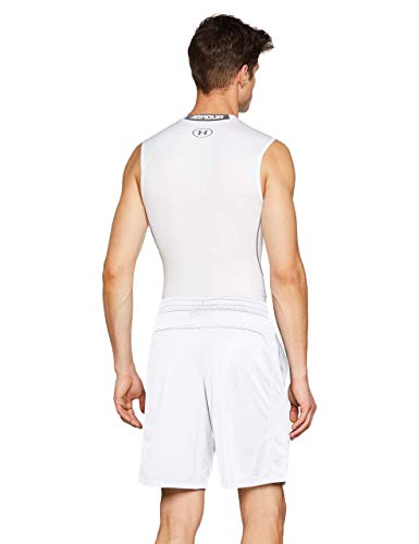 Under Armour UA Raid 8 Shorts, pantalón Corto Hombre, Blanco (White/Graphite (100)), L