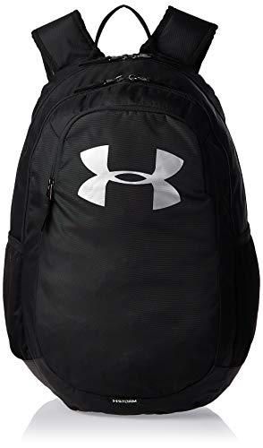 Under Armour UA Scrimmage 2.0 Backpack, mochila unisex, mochila resistente al agua unisex, negro (Black/Black/Silver(001)), Taglia unica