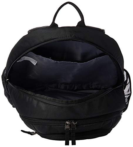 Under Armour UA Scrimmage 2.0 Backpack, mochila unisex, mochila resistente al agua unisex, negro (Black/Black/Silver(001)), Taglia unica