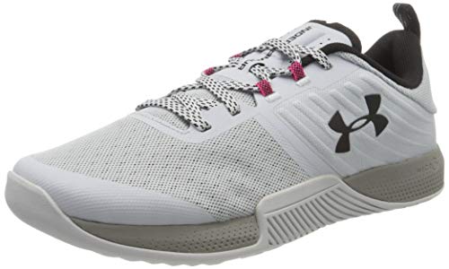 Under Armour UA TriBase Thrive, Zapatillas Deportivas para Interior Hombre, Gris (Halo Gray/Gravity Green/Black), 43 EU Under Armour UA TriBase Thrive, Zapatillas Deportivas para Interior Hombre, Gris (Halo Gray/Gravity Green/Black), 43 EU