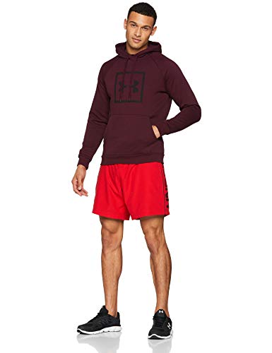 Under Armour UA Woven Graphic Short Pantalón Corto, Hombre, Rojo (600), XL