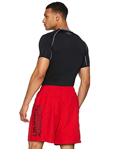 Under Armour UA Woven Graphic Short Pantalón Corto, Hombre, Rojo (600), XL