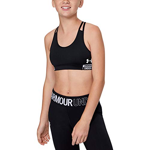 Under Armour (UNDKU Armour Heatgear Sujetador Deportivo, Niñas, Negro, YLG Under Armour (UNDKU Armour Heatgear Sujetador Deportivo, Niñas, Negro, YLG