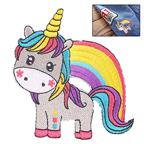 Unicornio Patch 3D Etiqueta Engomada del Logotipo Remiendo del Hierro Parches para La Ropa De La Ropa Remiendo DIY Moda Unicornios para Niños Apliques