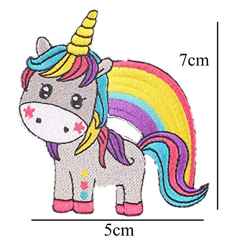 Unicornio Patch 3D Etiqueta Engomada del Logotipo Remiendo del Hierro Parches para La Ropa De La Ropa Remiendo DIY Moda Unicornios para Niños Apliques