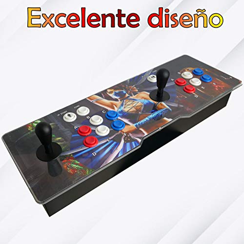 Unicview Pandora Box 9H 3288 Juegos Retro Consola Maquina recreativa Arcade Video Gamepad Joysticks y pulsadores Originales función de guardado de Partida, Mame, PSX, N64, Neogeo, Sega,NES,SNES,3D