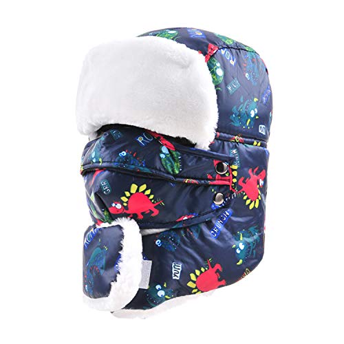 Unisex orejeras niño Niña niño 5-15 años, sombrero cazador en piel artificial Invierno Térmico Gorro ruso esquí snowboard Cache oído caliente máscara antivaho pasamontañas Chapka aviador piloto Unisex orejeras niño Niña niño 5-15 años, sombrero cazador en piel artificial Invierno Térmico Gorro ruso esquí snowboard Cache oído caliente máscara antivaho pasamontañas Chapka aviador piloto