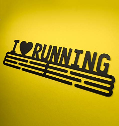United Medals I Love Running - Soporte de acero con revestimiento de polvo negro (3 barras para colgar hasta 48 medallas) United Medals I Love Running - Soporte de acero con revestimiento de polvo negro (3 barras para colgar hasta 48 medallas)
