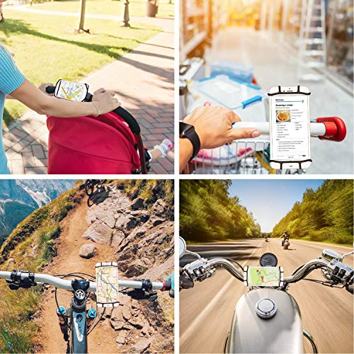 Universal Soporte Movil Bicicleta - HOMPO Soporte Manillar de Silicona con Rotación 360 para iPhone, Samsung y Otros Dispositivos Universal Soporte Movil Bicicleta - HOMPO Soporte Manillar de Silicona con Rotación 360 para iPhone, Samsung y Otros Dispositivos
