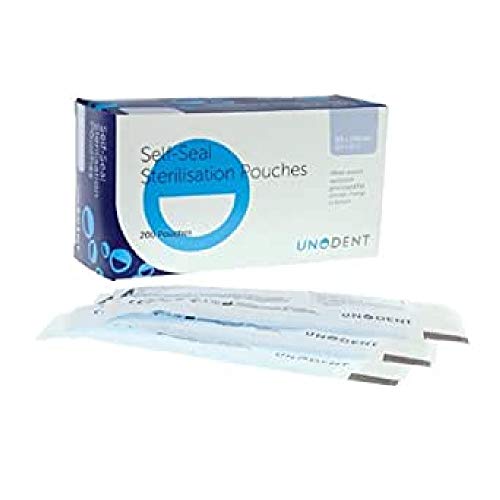 UnoDent GBS510 - Bolsa de esterilización (90 x 140 mm, 200 unidades) UnoDent GBS510 - Bolsa de esterilización (90 x 140 mm, 200 unidades)