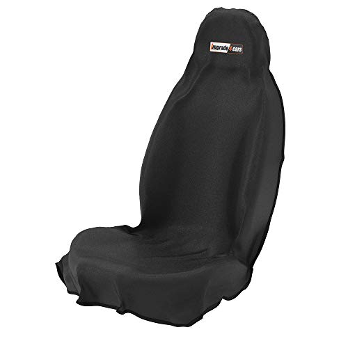 Upgrade4cars Funda de Asiento Delantero para Coche Universal Negro | Protector Asientos Delanteros para Deportivo Taller Perro Niños | Cubierta Impermeable | Accesorios Coches Interior Upgrade4cars Funda de Asiento Delantero para Coche Universal Negro | Protector Asientos Delanteros para Deportivo Taller Perro Niños | Cubierta Impermeable | Accesorios Coches Interior