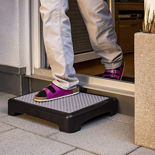 UPP escalón antideslizante, para interior o exterior I taburete de baño para niños o adultos mayores I peldaño regulador de altura, estable y seguro UPP escalón antideslizante, para interior o exterior I taburete de baño para niños o adultos mayores I peldaño regulador de altura, estable y seguro