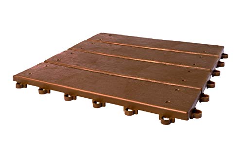 UPP® juego de baldosas de jardín, fácil colocación I set de 6 baldosas, losas para patio, terraza, jardín, etc. I impermeables y antideslizantes (c/u 30x30) UPP® juego de baldosas de jardín, fácil colocación I set de 6 baldosas, losas para patio, terraza, jardín, etc. I impermeables y antideslizantes (c/u 30x30)