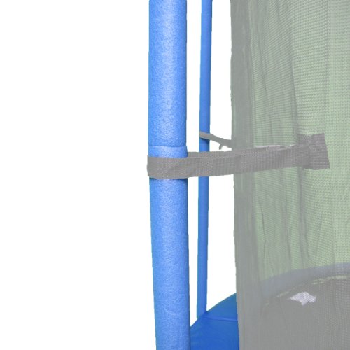 Upper Bounce 44" Tubo Espuma Proteccion Cama Elastica, Espuma para Barra De Trampolino Adapta a Postes De 1,5 Pulgadas De Diámetro, 16 Piezas - Azul