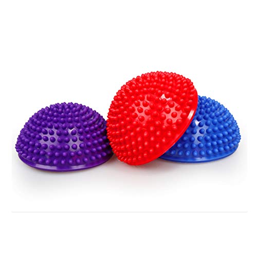 Upupto Malagia Inflable de la Esfera de Yoga de la Esfera Inflable PVC Fit Ball Ejercicios del Entrenador Bola de Equilibrio para el Gimnasio Pilates Deporte Fitness,Rojo