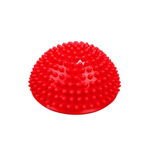 Upupto Malagia Inflable de la Esfera de Yoga de la Esfera Inflable PVC Fit Ball Ejercicios del Entrenador Bola de Equilibrio para el Gimnasio Pilates Deporte Fitness,Rojo