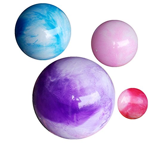 Upupto Rosy Clouds Yoga Ball PVC Fitball Pilates Pilates Ejercicio Ballo Bola Ball Ball A Prueba de explosiones Ballon,Rojo,55cm