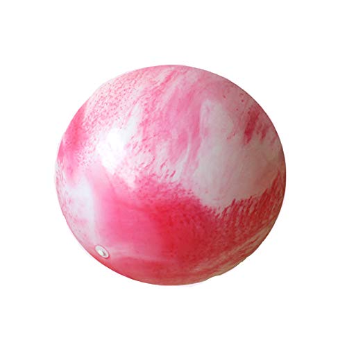 Upupto Rosy Clouds Yoga Ball PVC Fitball Pilates Pilates Ejercicio Ballo Bola Ball Ball A Prueba de explosiones Ballon,Rojo,55cm