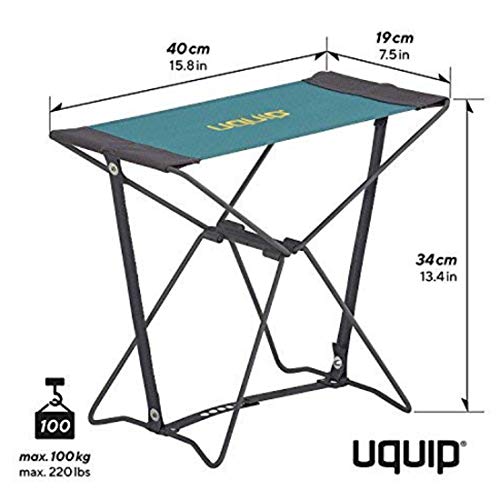 Uquip Fancy - Taburete Plegable con Peso Ligero y Volumen pequeño - Soporte hasta 100kg