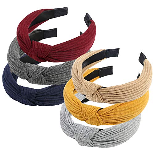 URAQT Diademas de Pelo Anchas, Diademas Nudo, Diademas para Mujer, Turbantes Para Mujer, Diadema de Nudo Bandas de Pelo para la Cabeza Turbantes para Mujer Diadema Para Mujer Chica Niña de Pelo 6pcs URAQT Diademas de Pelo Anchas, Diademas Nudo, Diademas para Mujer, Turbantes Para Mujer, Diadema de Nudo Bandas de Pelo para la Cabeza Turbantes para Mujer Diadema Para Mujer Chica Niña de Pelo 6pcs